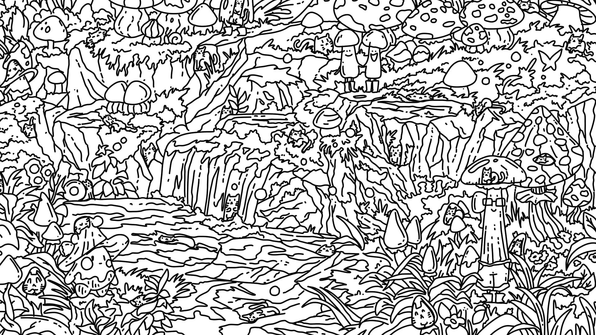100 Mushroom Cats görsel 11