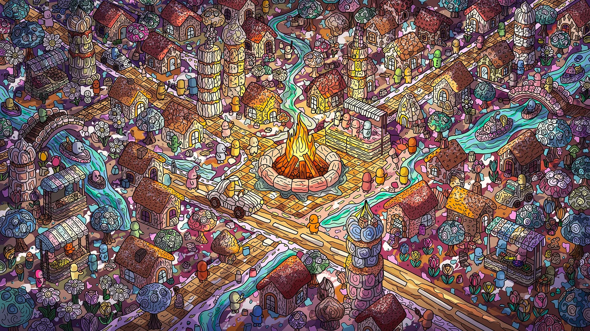 100 Marshmallow Cats görsel 2