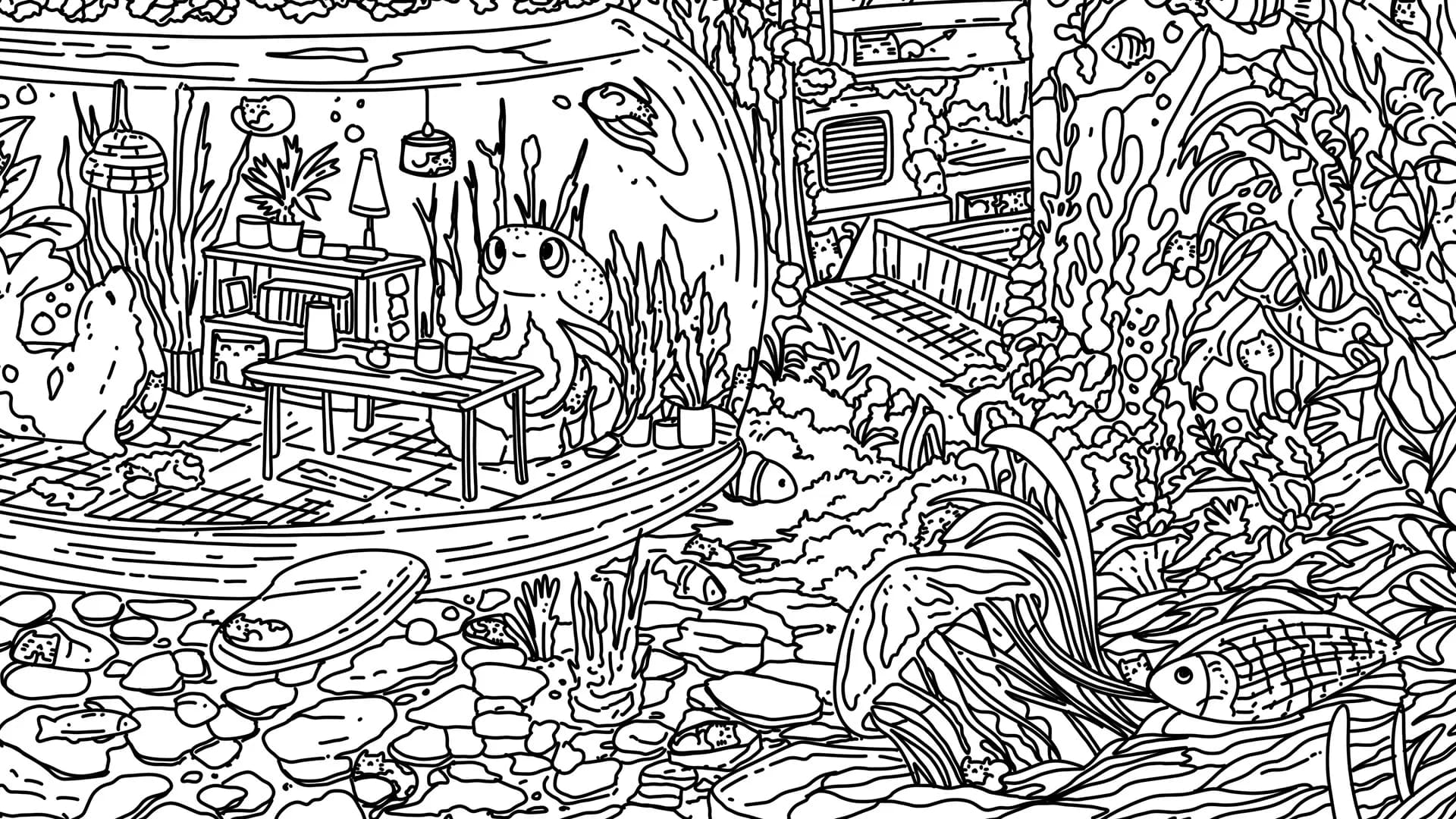 100 Undersea Cats görsel 9