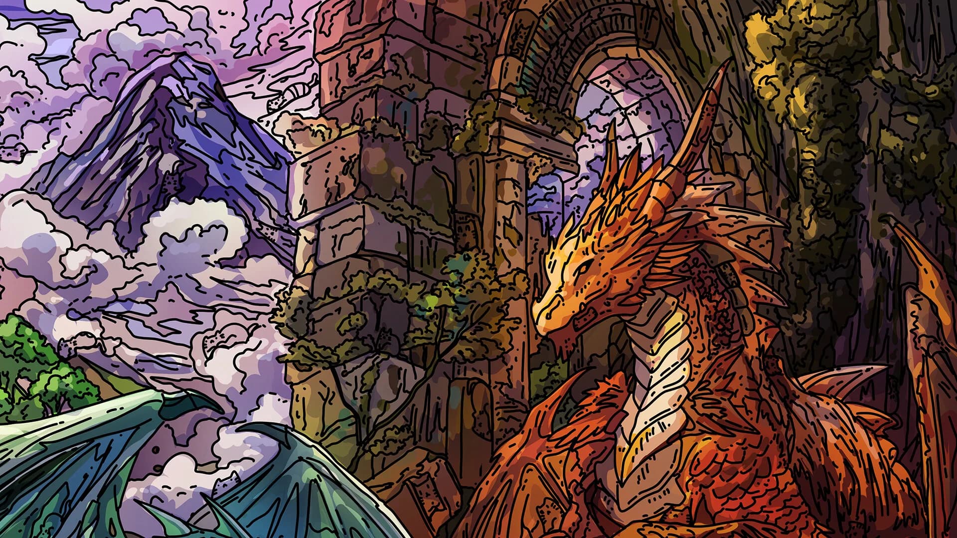 100 Dragon Cats görsel 3