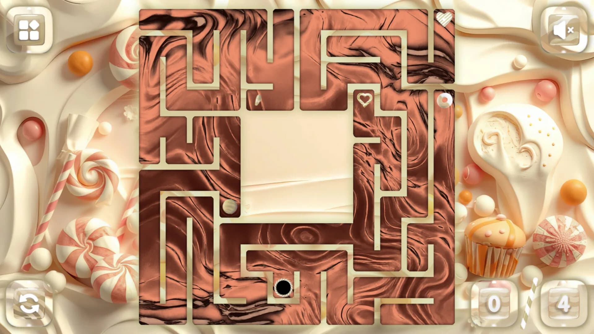 Sweetie Candy Maze: White Chocolate görsel 3