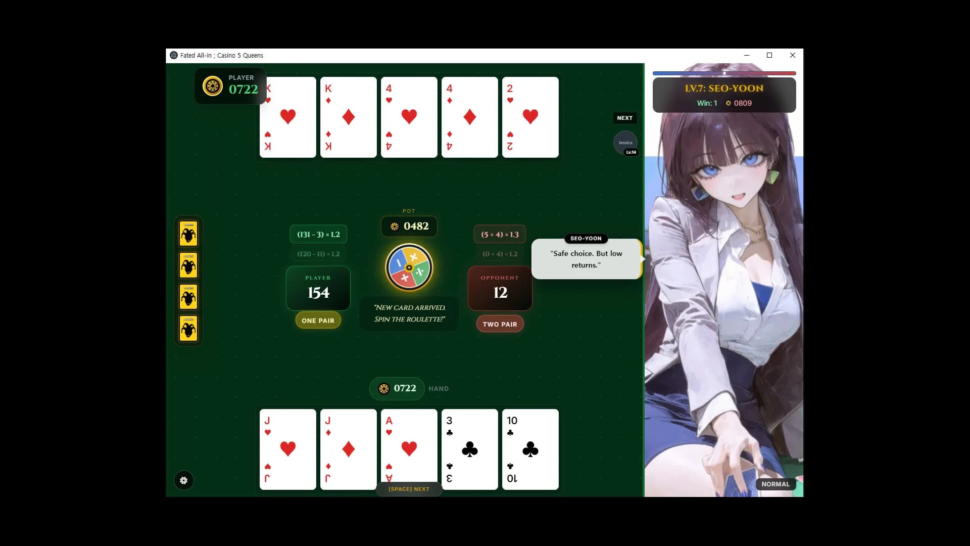 Fated All-In: Casino 5 Queens görsel 8