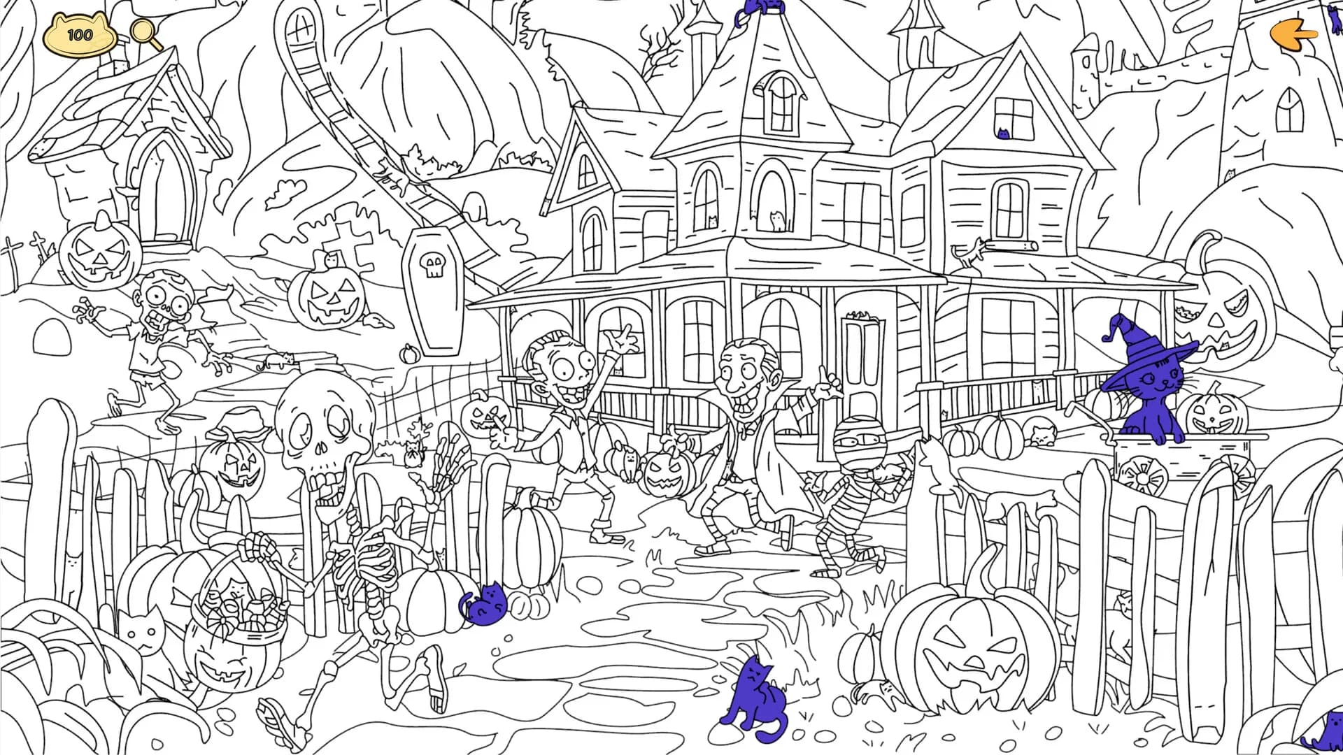 Halloween Filled With Cats görsel 5