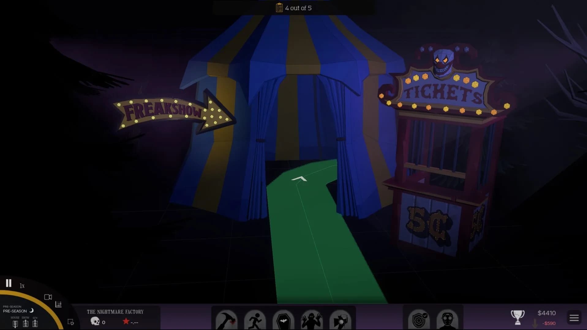 ScareZone: Haunted Attraction Tycoon görsel 2
