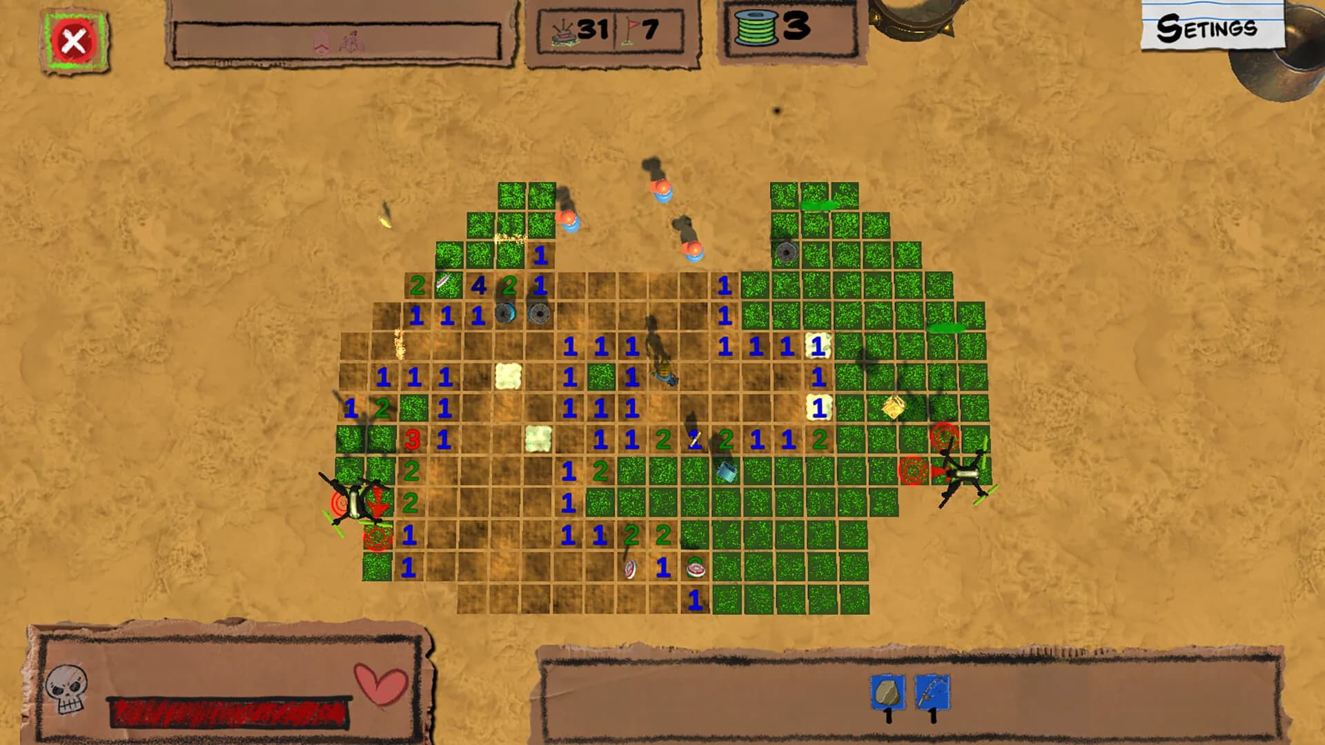 Sam's Die-abalical Minesweeper görsel 5