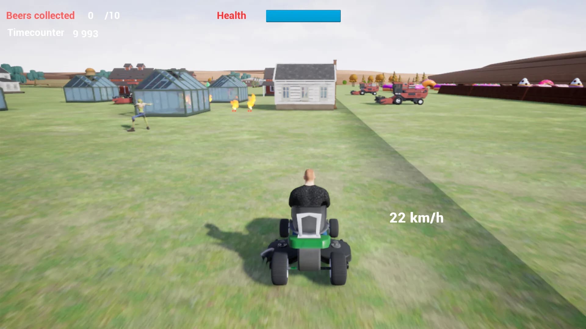 Lawnmower Game Beer görsel 5