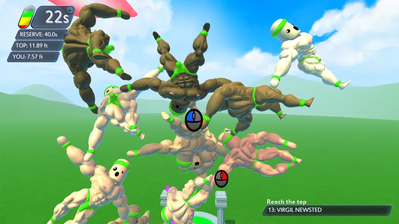 Mount Your Friends 3D: A Hard Man is Good to Climb görsel 6