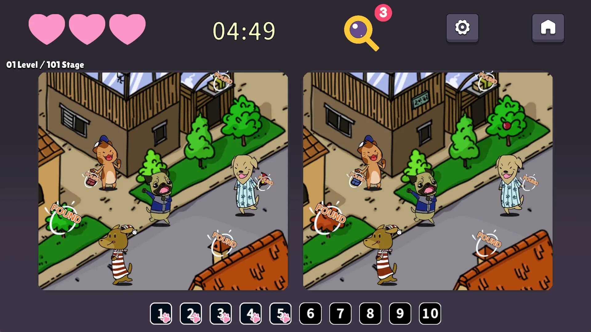 Spot the Difference: Detective Neko görsel 3