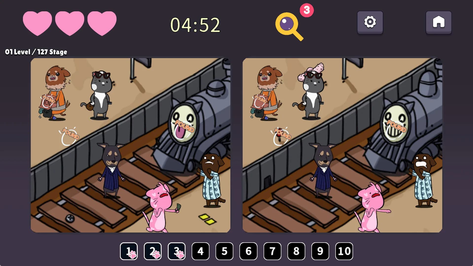 Spot the Difference: Detective Neko görsel 4