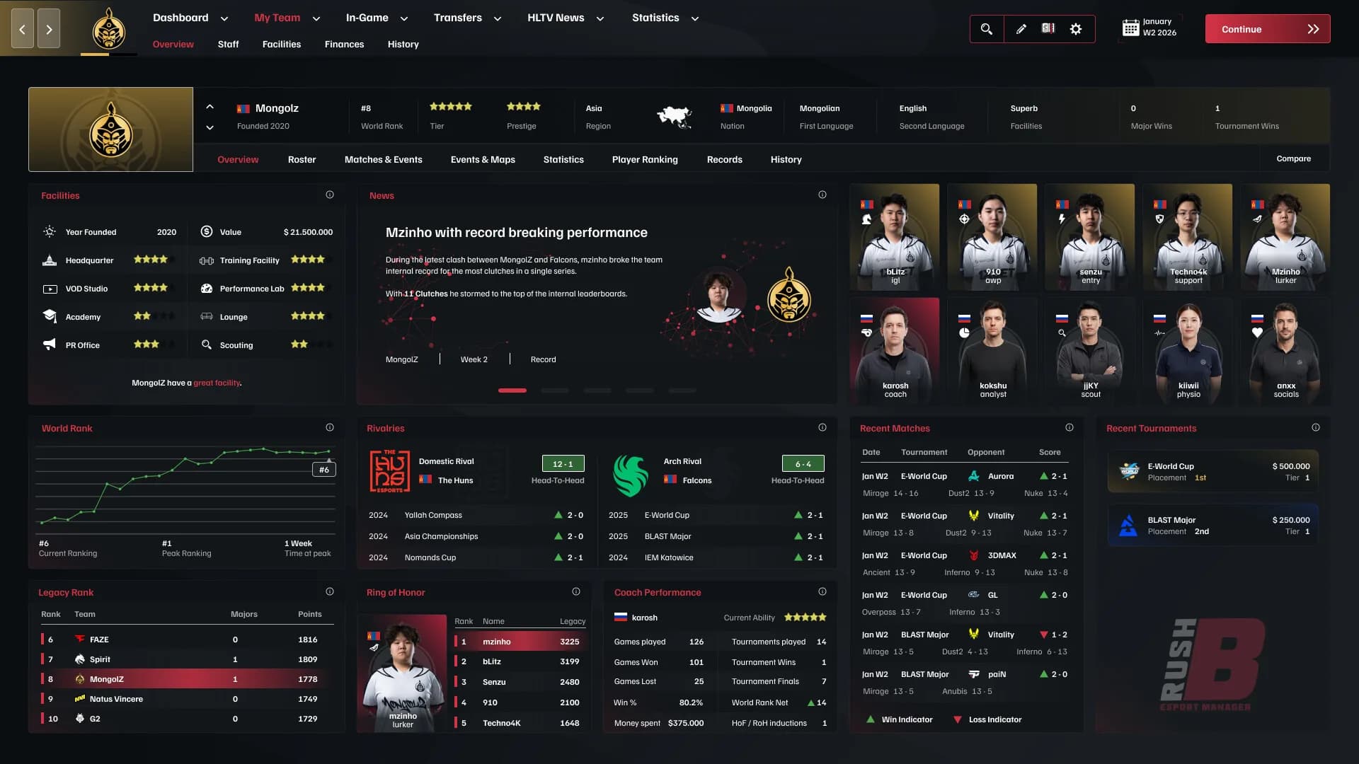 Rush B: Esports Manager görsel 8