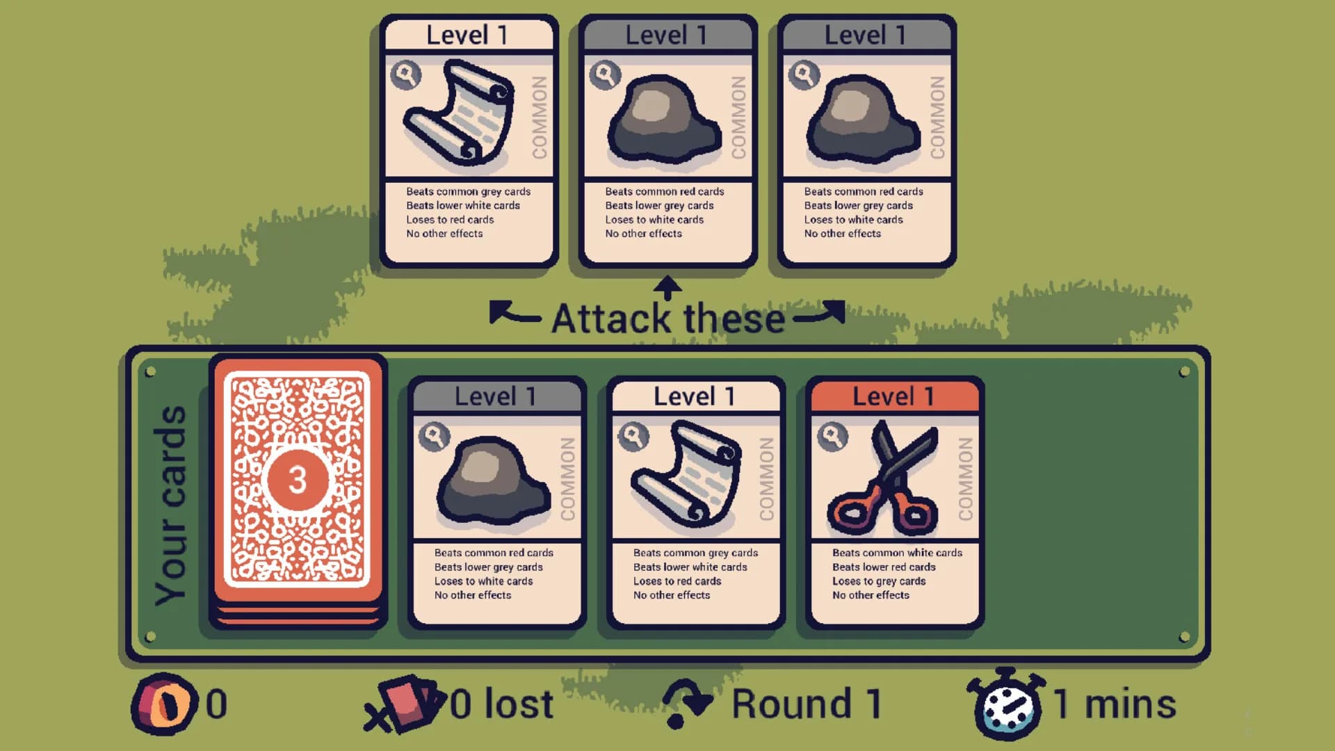 Deck paper scissors görsel 5