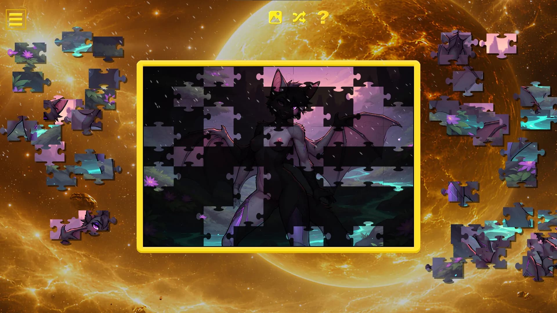 Furry Star Command – Hentai Jigsaw görsel 2