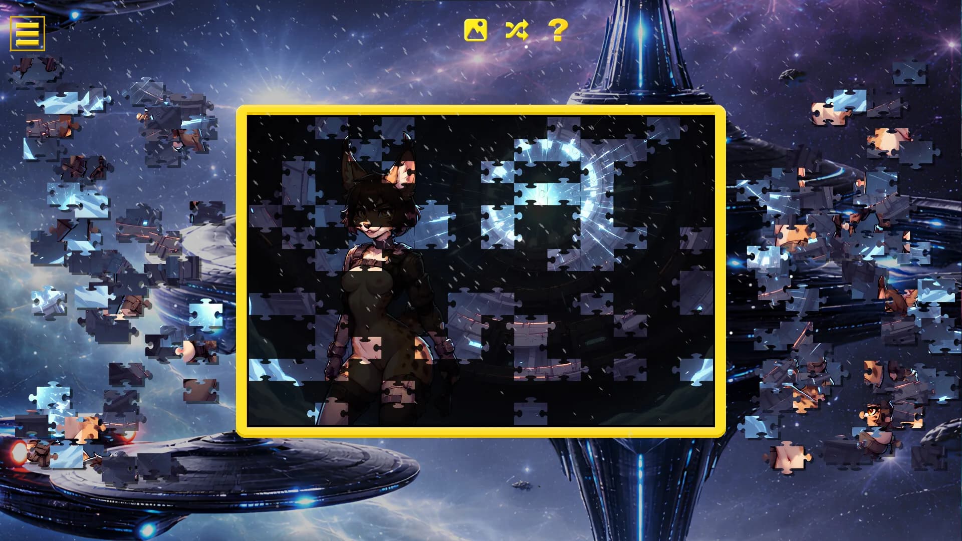 Furry Star Command – Hentai Jigsaw görsel 5