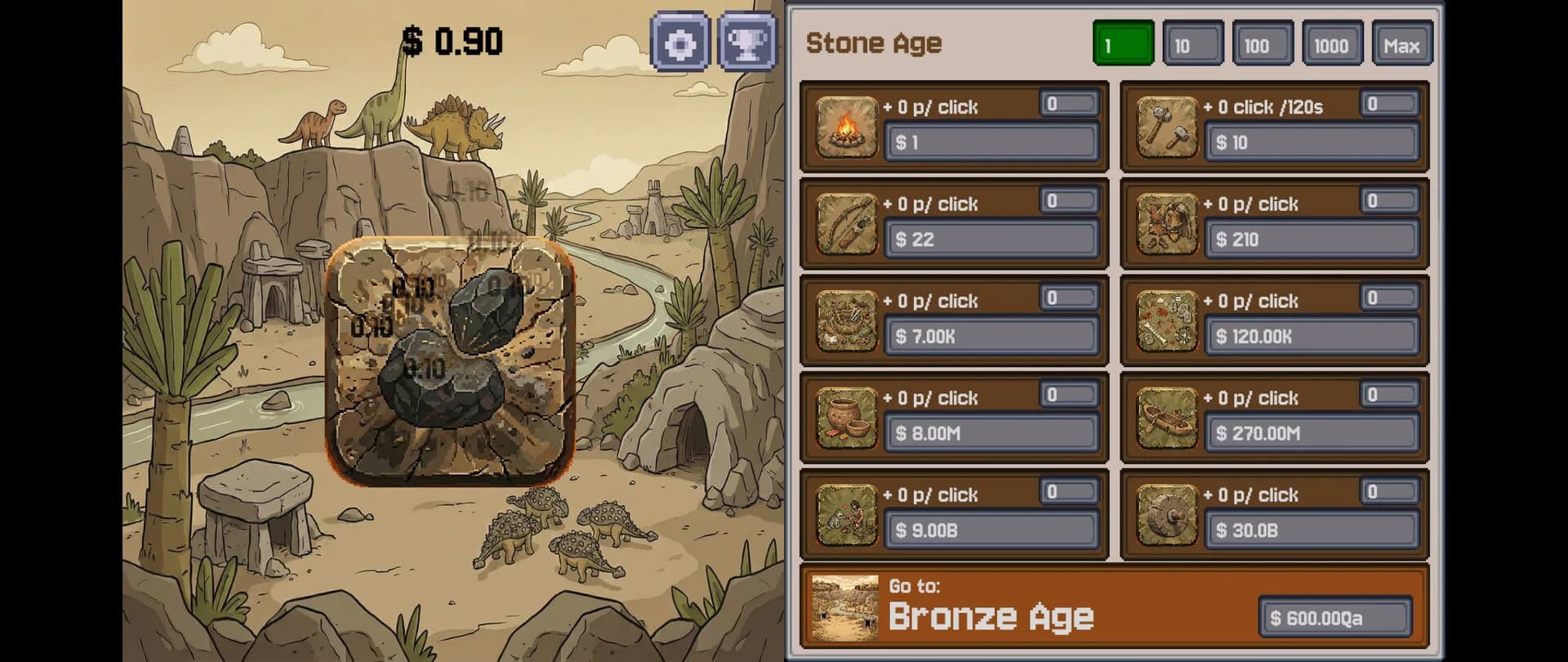 Stone to Silicon - Idle Clicker görsel 2
