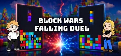 Block Wars: Falling Duel görsel 1