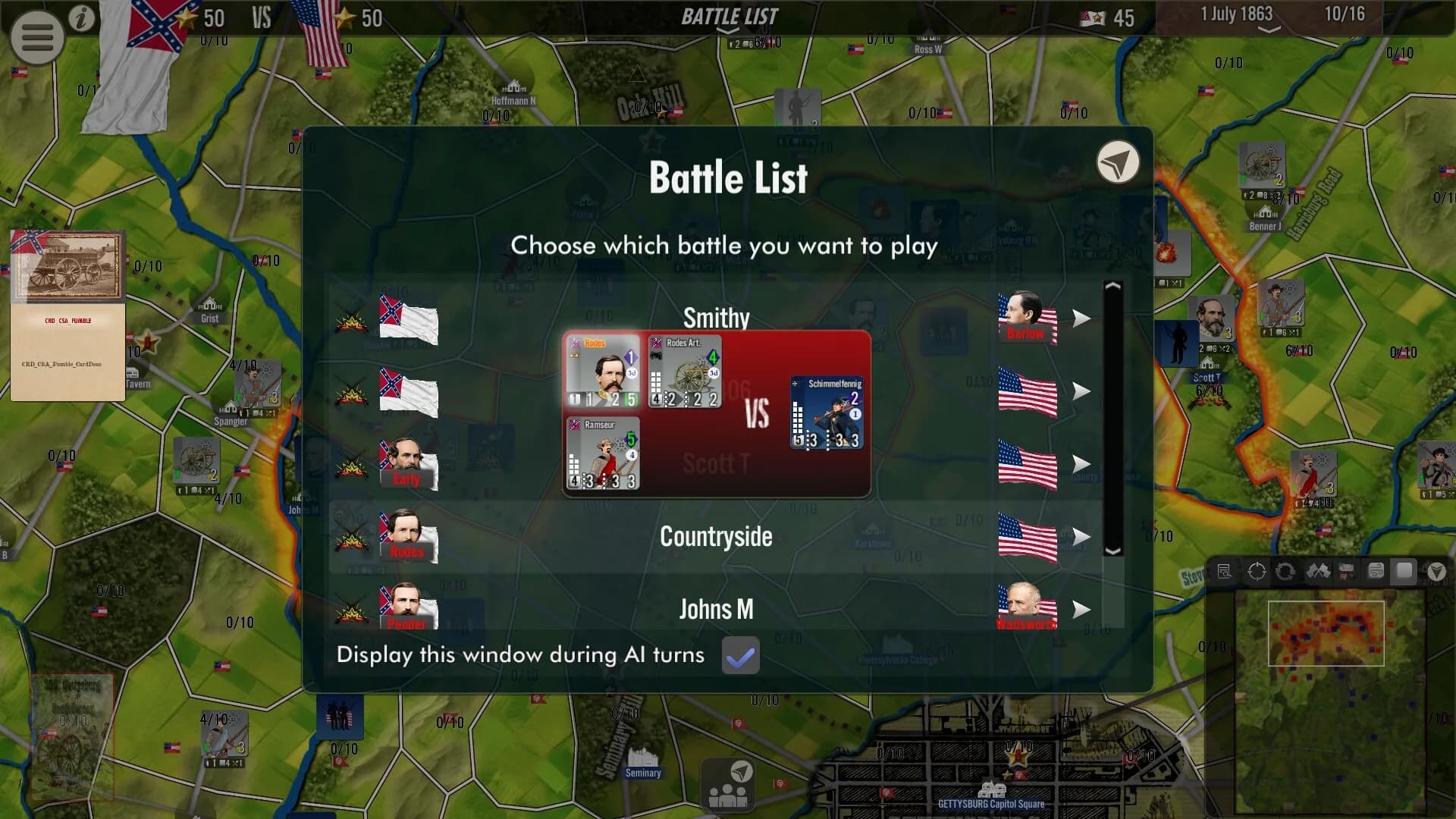 SGS Battle for: Gettysburg görsel 8