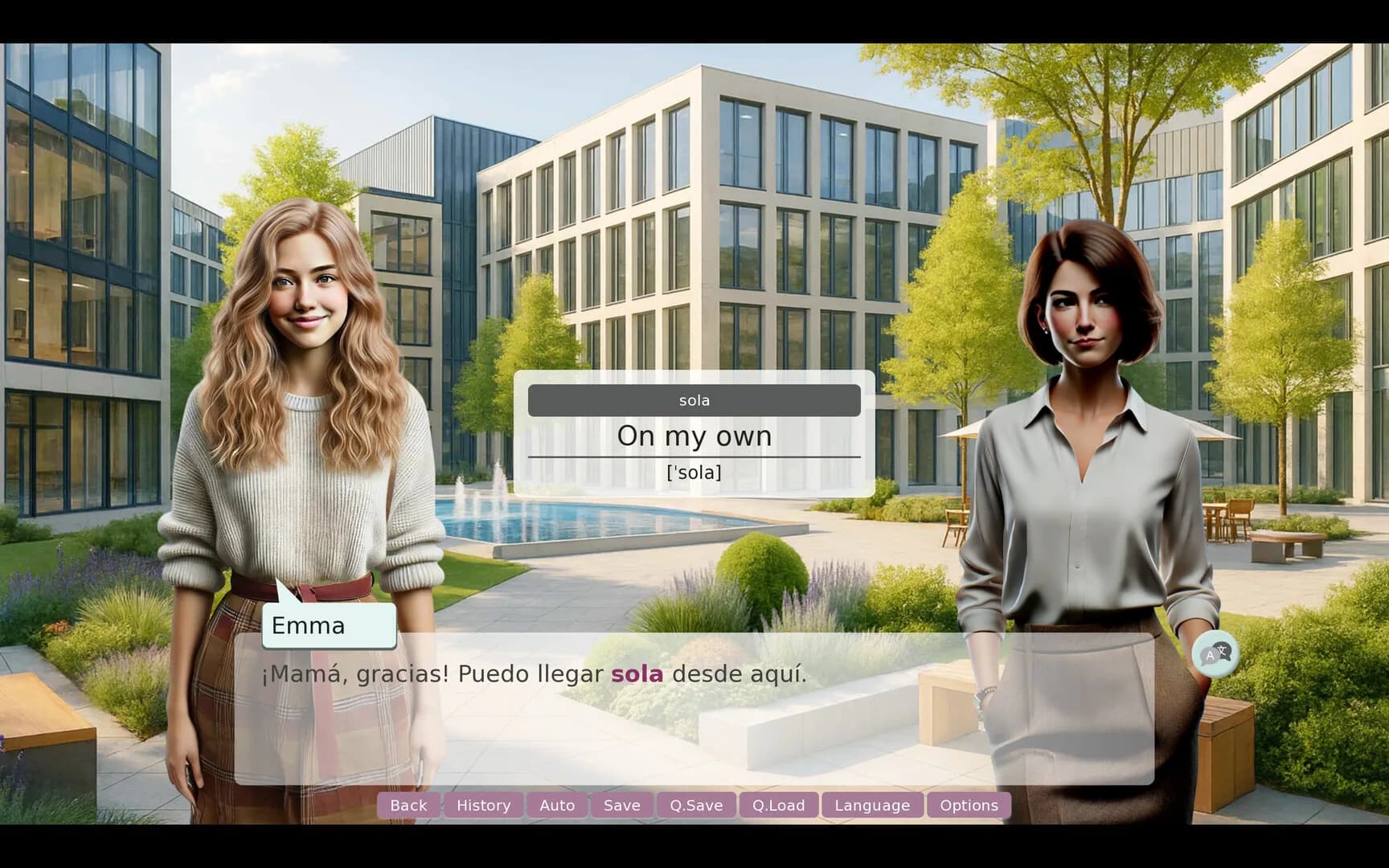 Interactive Language-Learning Novel: Interview with Emma görsel 2