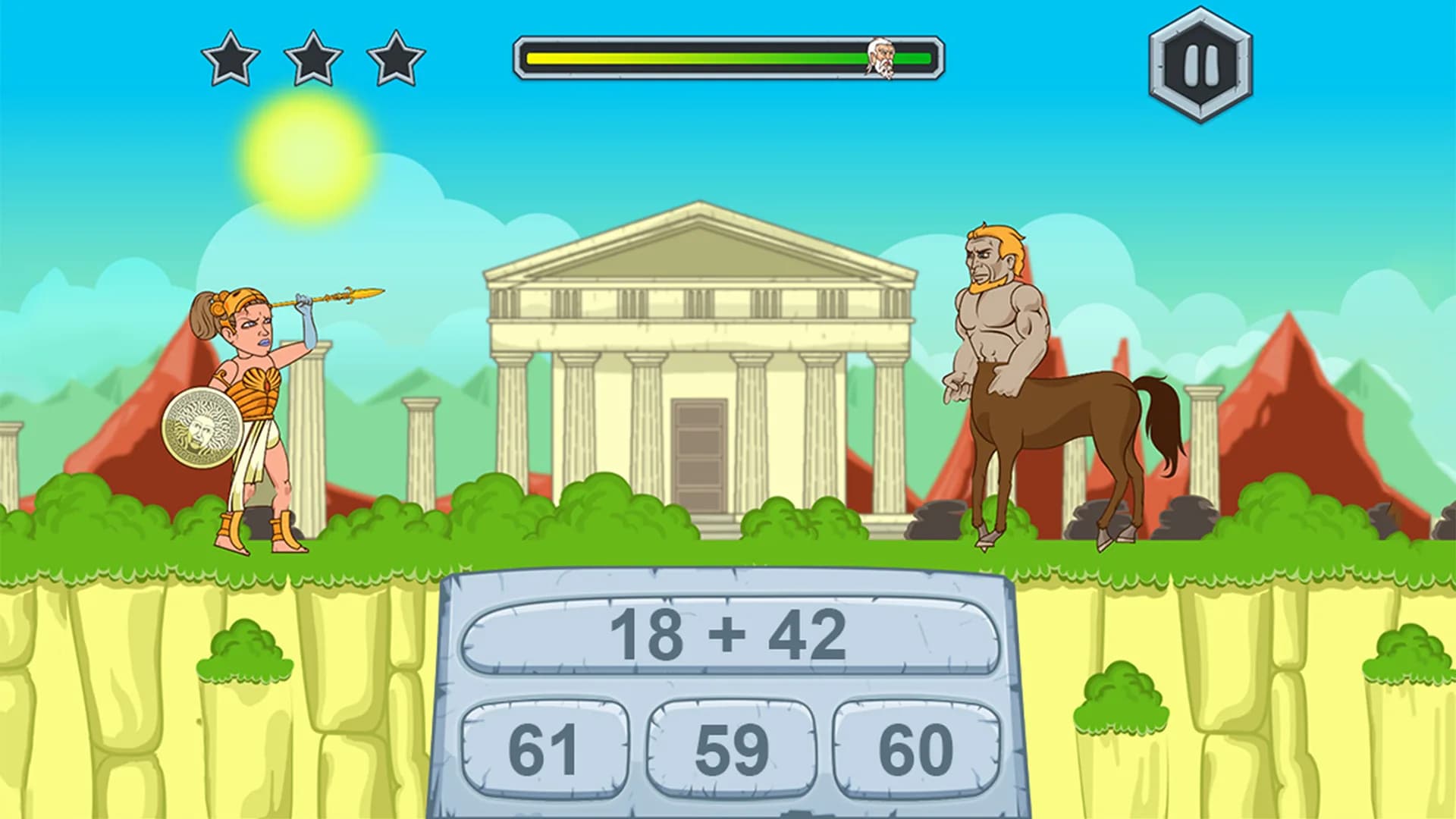 Zeus vs Monsters - Math Game for kids görsel 3