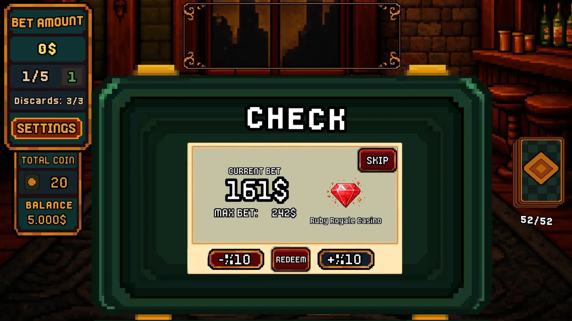 Dealer Bust! | Roguelike BlackJack görsel 5