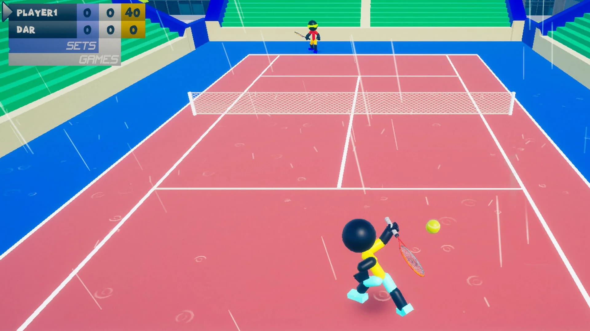 Stickman 3D Tennis DELUXE görsel 4