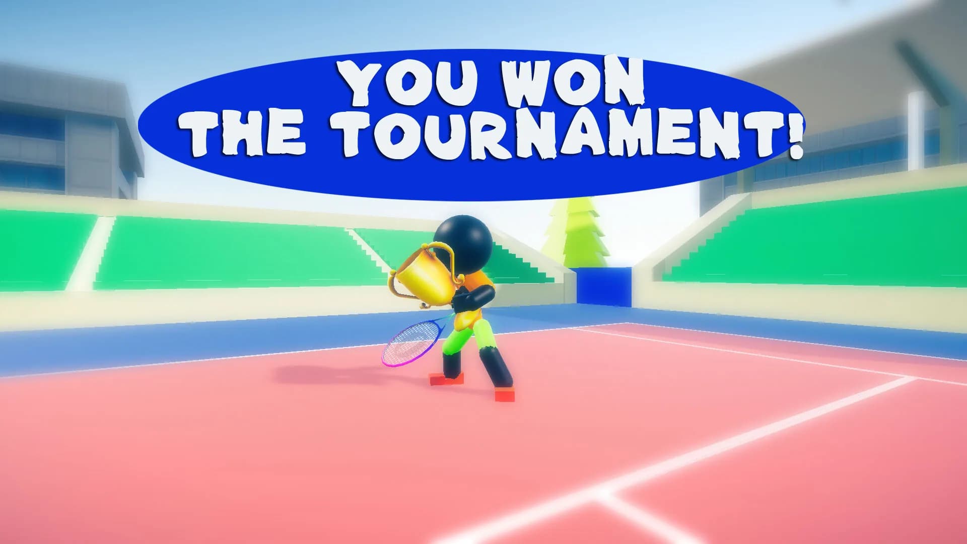 Stickman 3D Tennis DELUXE görsel 9