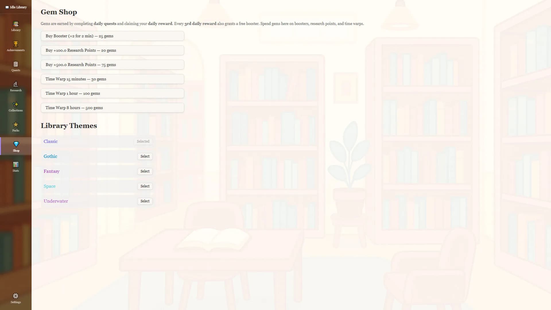 Idle Library görsel 8