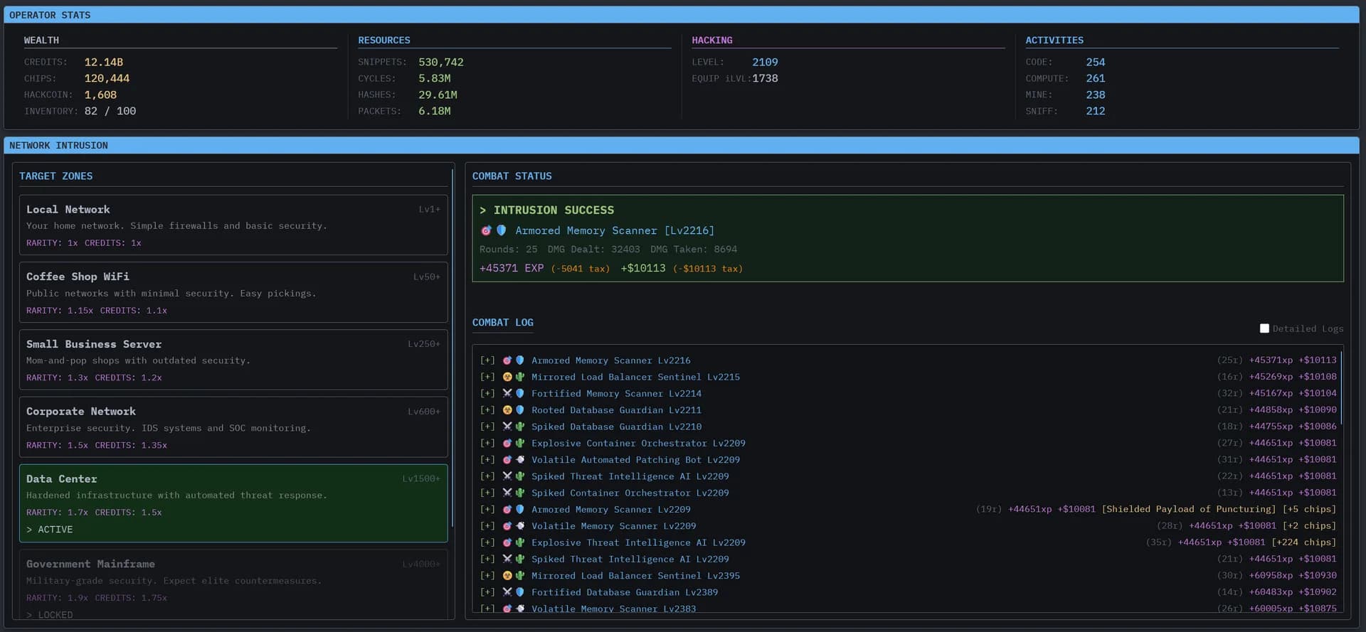 Idle Hacking: An Inaction RPG görsel 2