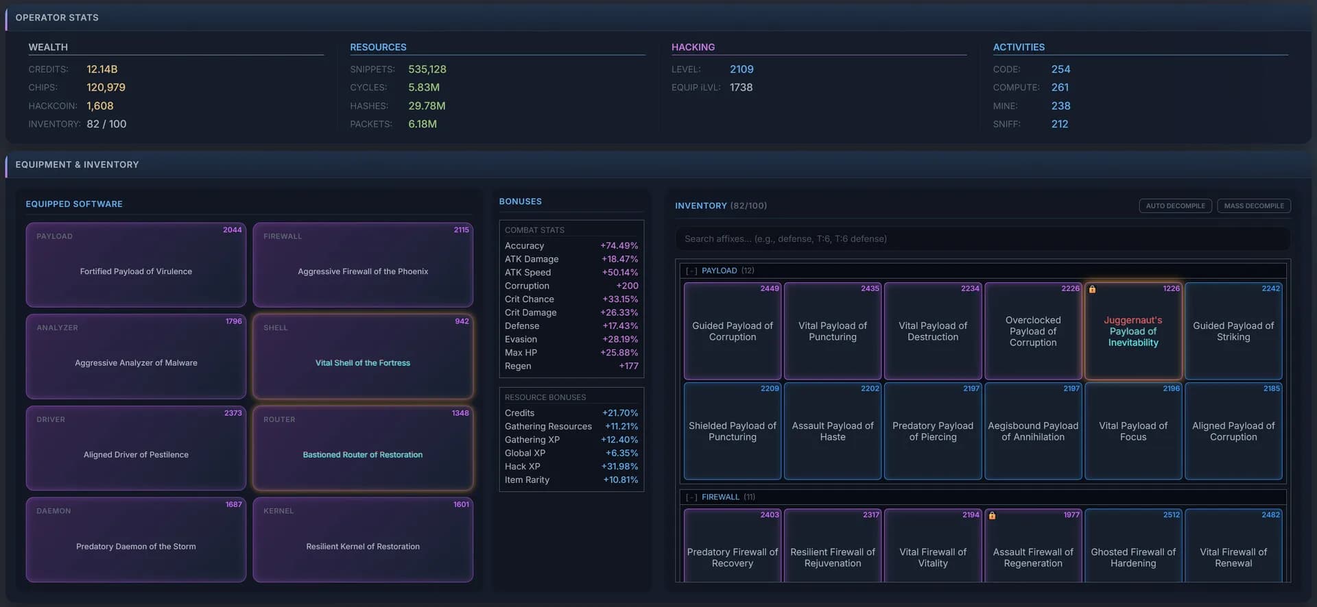 Idle Hacking: An Inaction RPG görsel 3