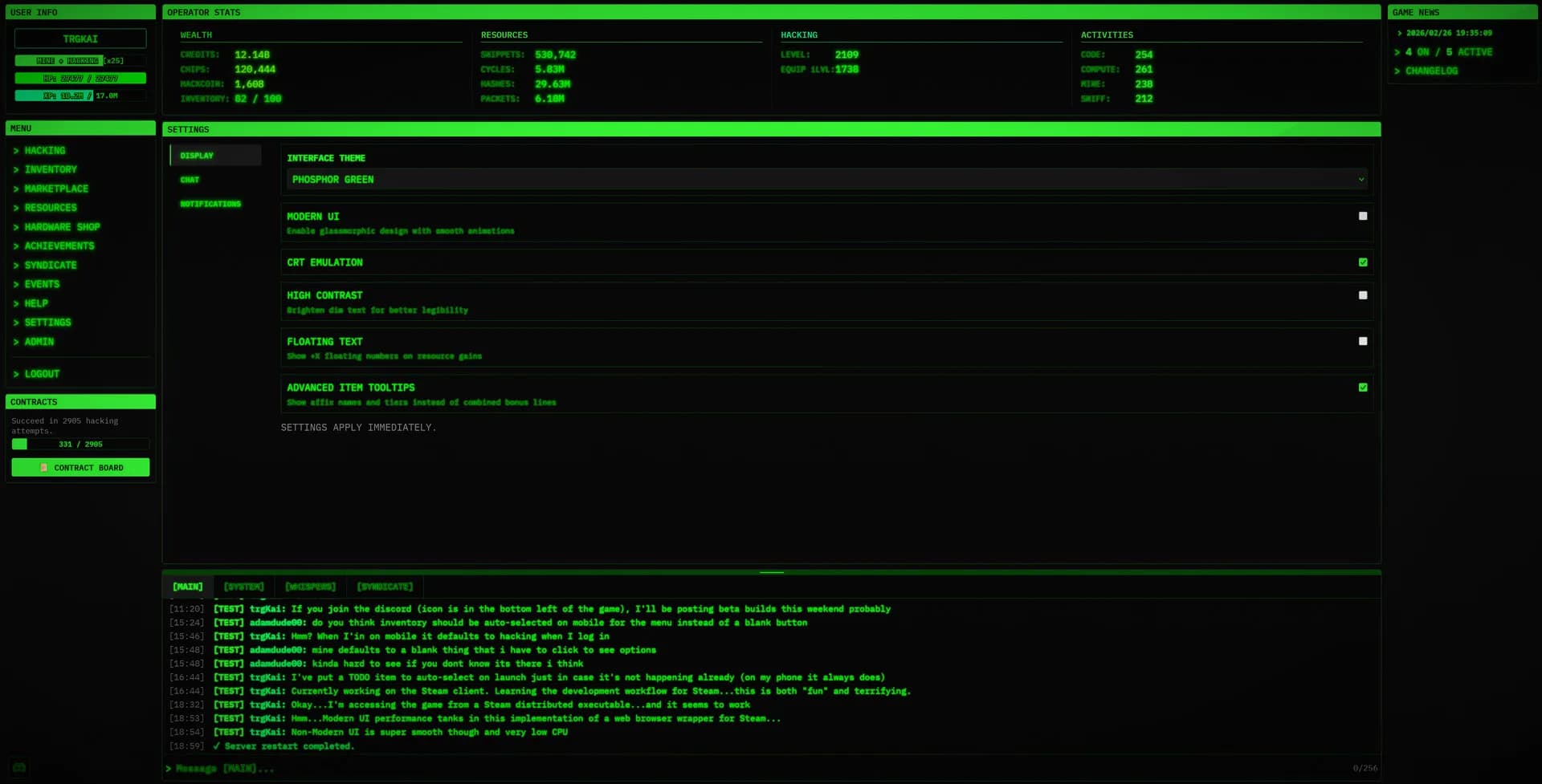 Idle Hacking: An Inaction RPG görsel 5