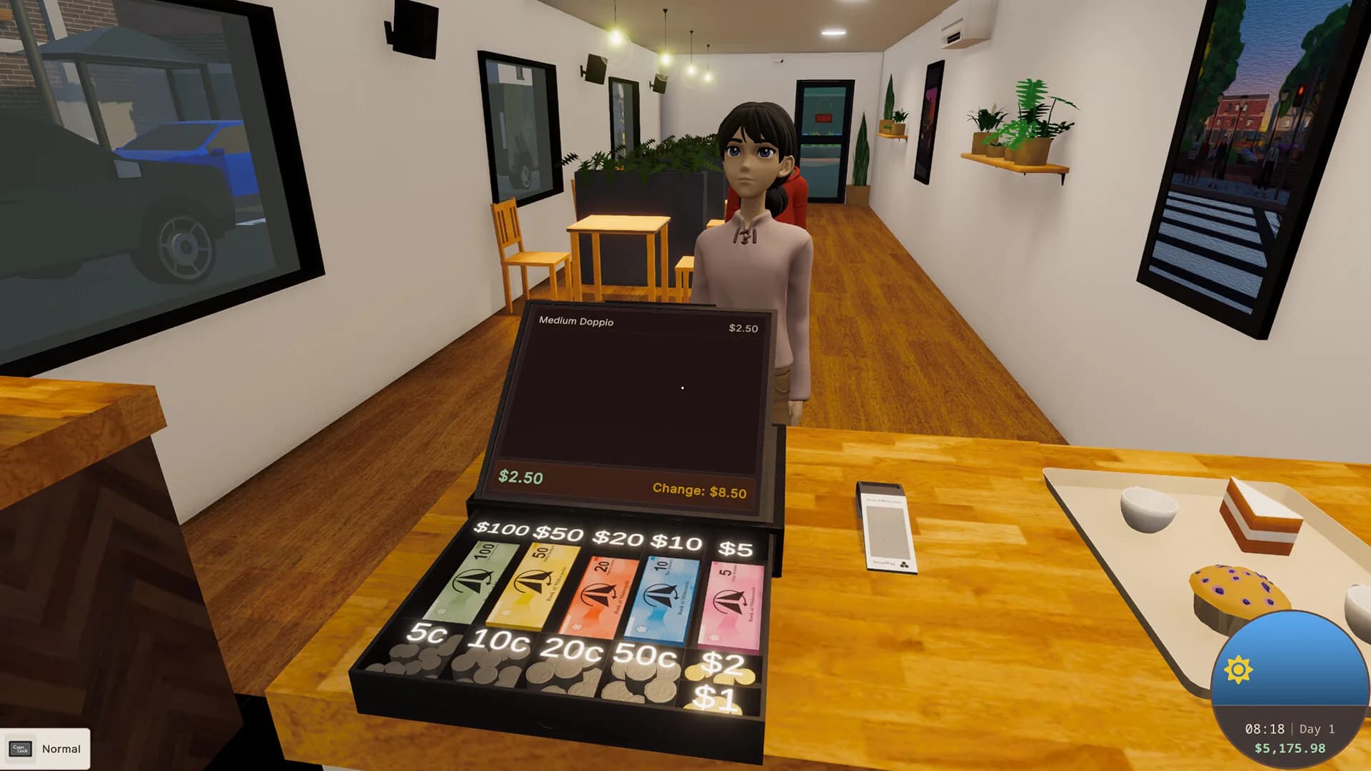 Cup and Counter: Coffee Shop Simulator görsel 4