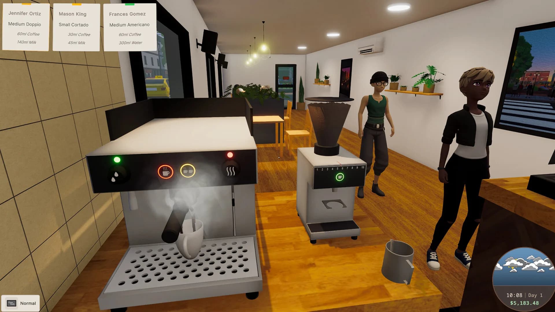 Cup and Counter: Coffee Shop Simulator görsel 6