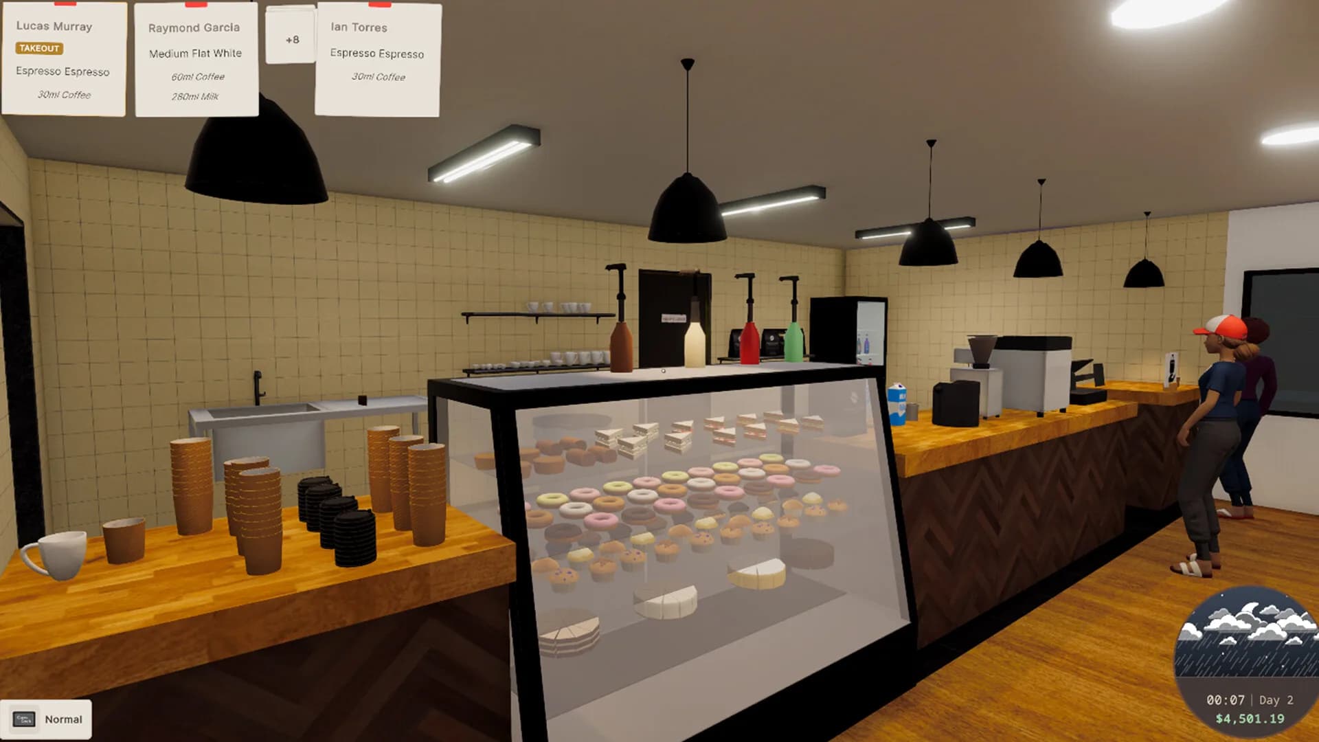 Cup and Counter: Coffee Shop Simulator görsel 9