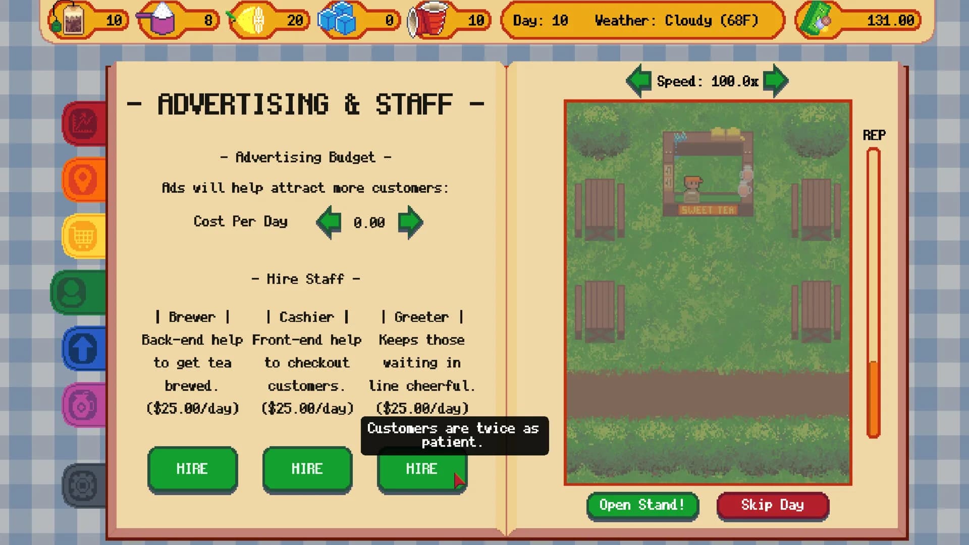 Sweet Tea Tycoon görsel 5