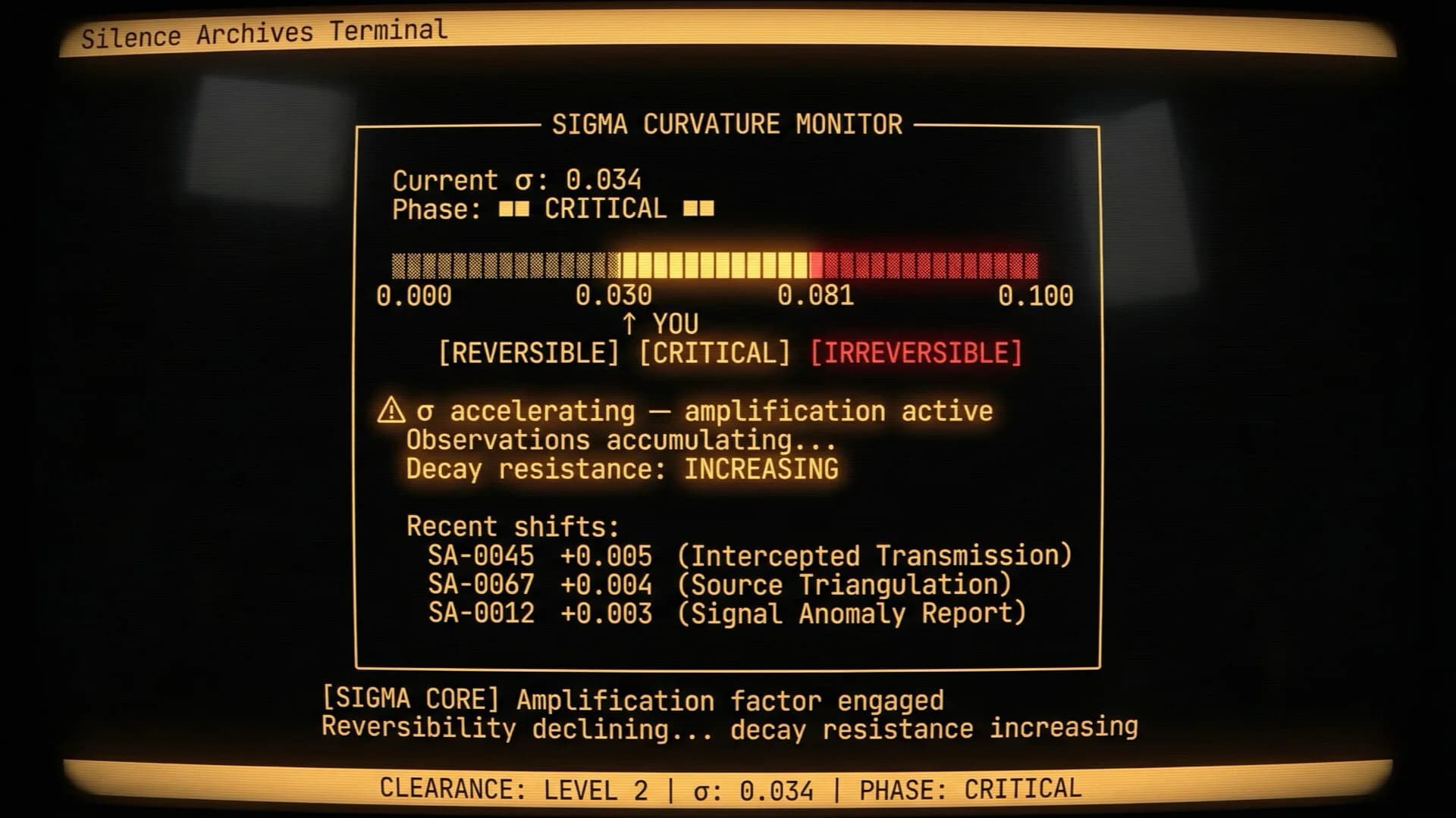 Silence Archives Terminal görsel 6
