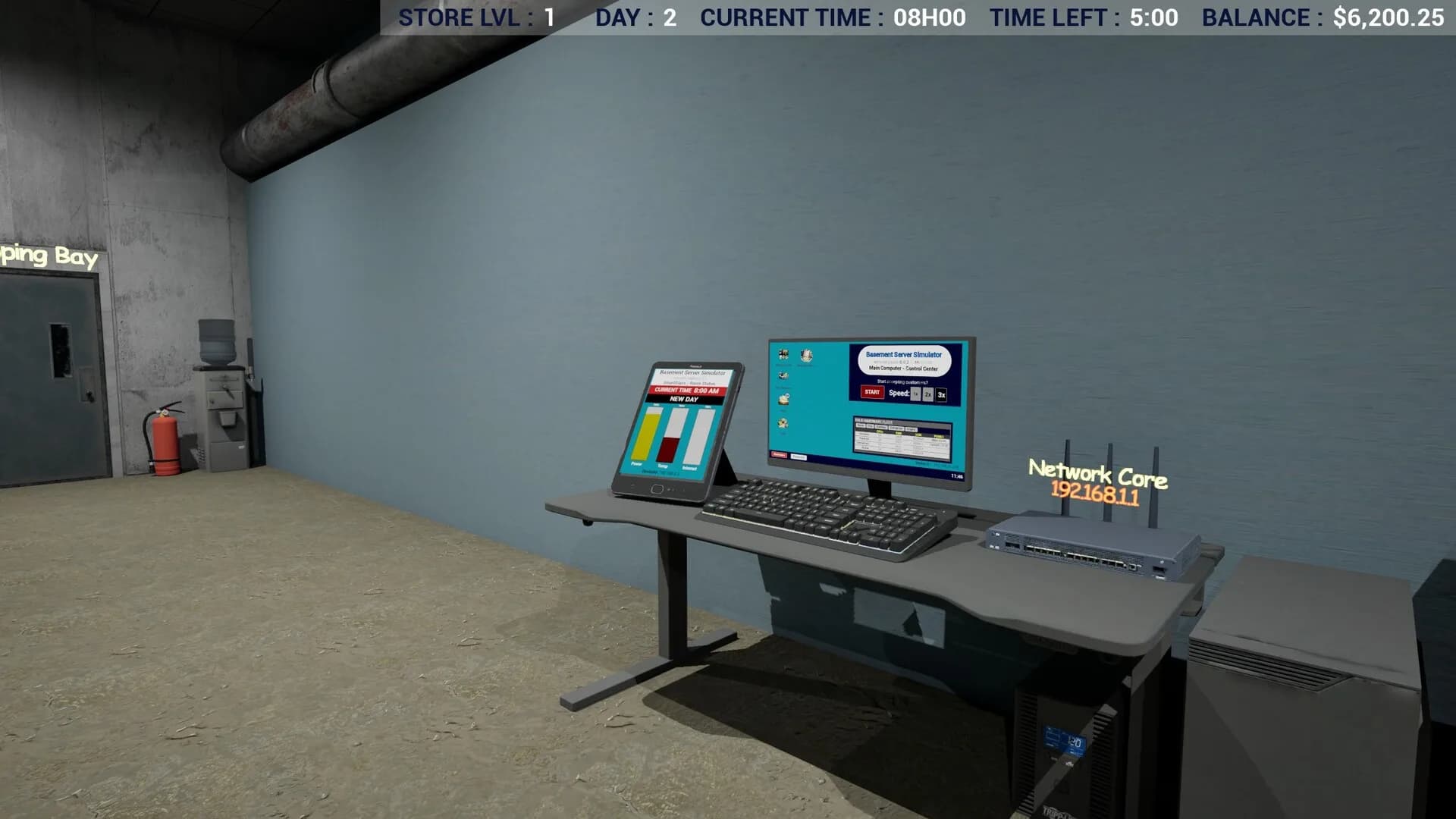 Basement Server Simulator görsel 2