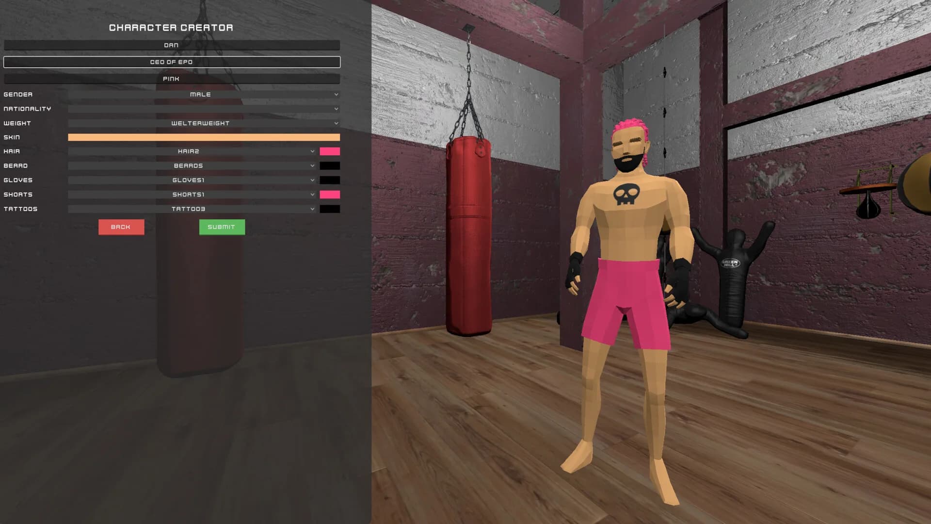 MMA Career Simulator görsel 4