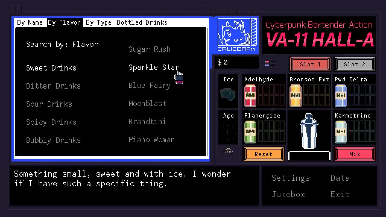 VA-11 Hall-A: Cyberpunk Bartender Action görsel 5