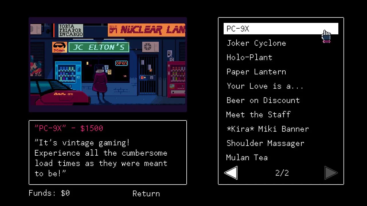VA-11 Hall-A: Cyberpunk Bartender Action görsel 9