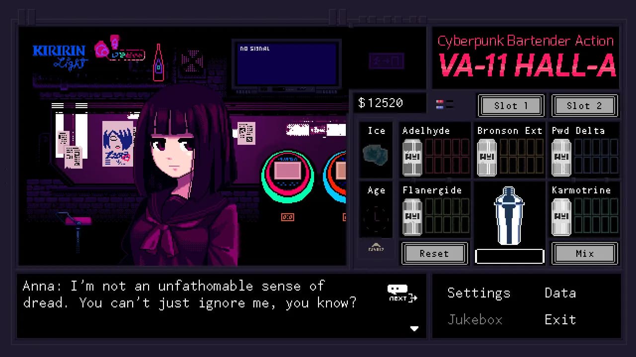 VA-11 Hall-A: Cyberpunk Bartender Action görsel 11