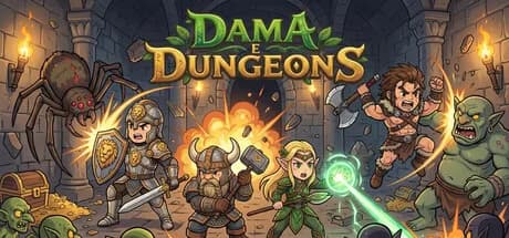 Dama e Dungeons: 2D görsel 1