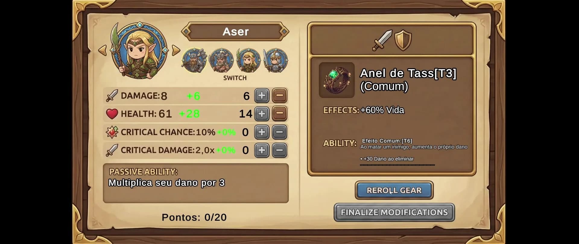 Dama e Dungeons: 2D görsel 2