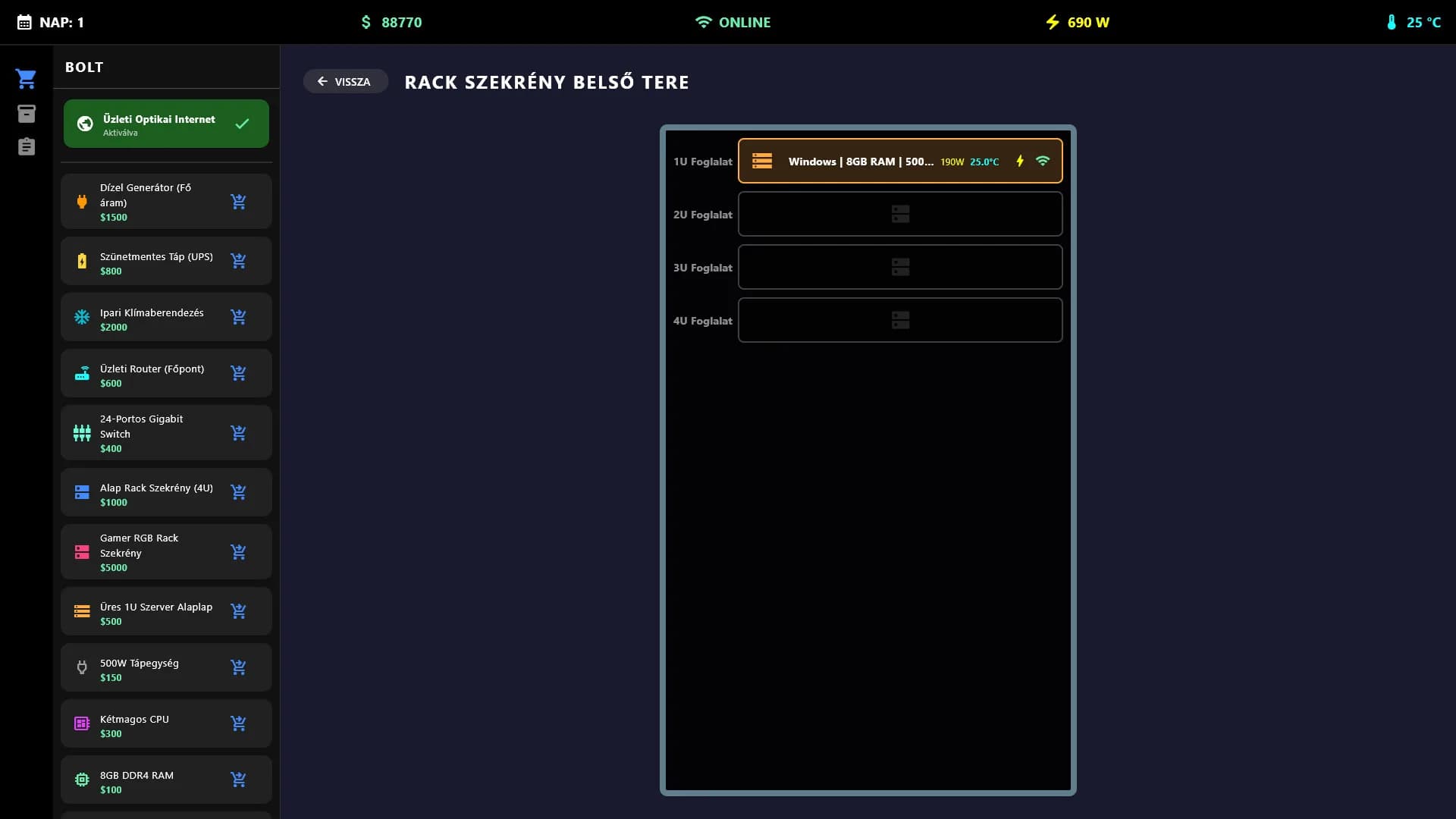 Hosting Simulator görsel 5