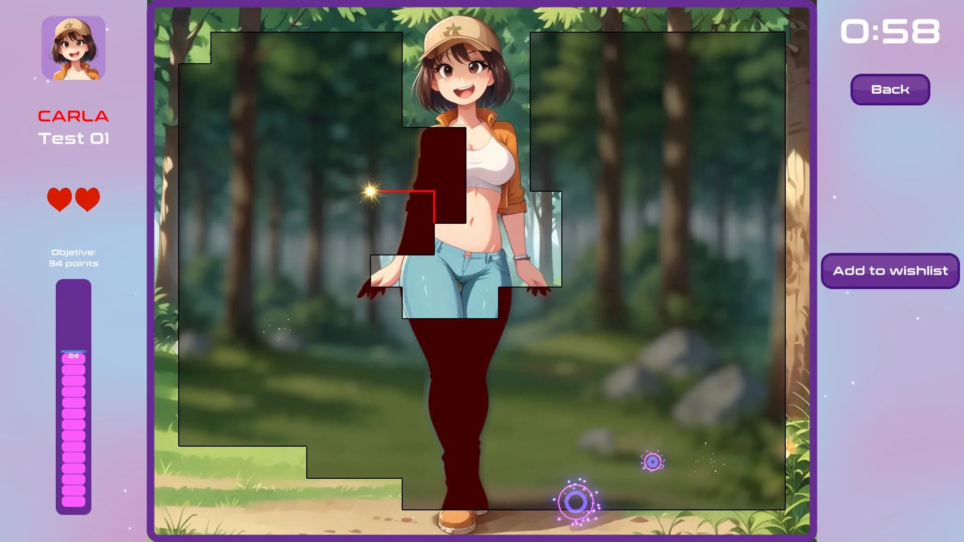 Sexy walk through the woods görsel 2
