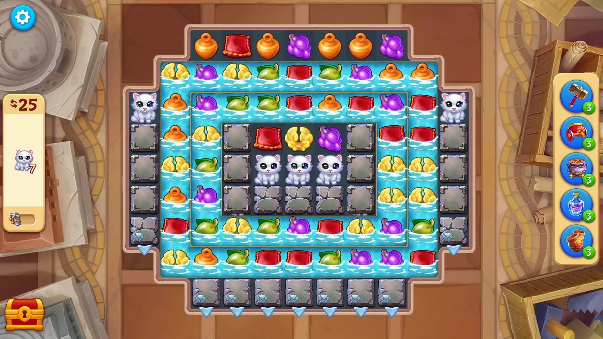 Jewels of Rome: Match-3 Game and City Builder görsel 3