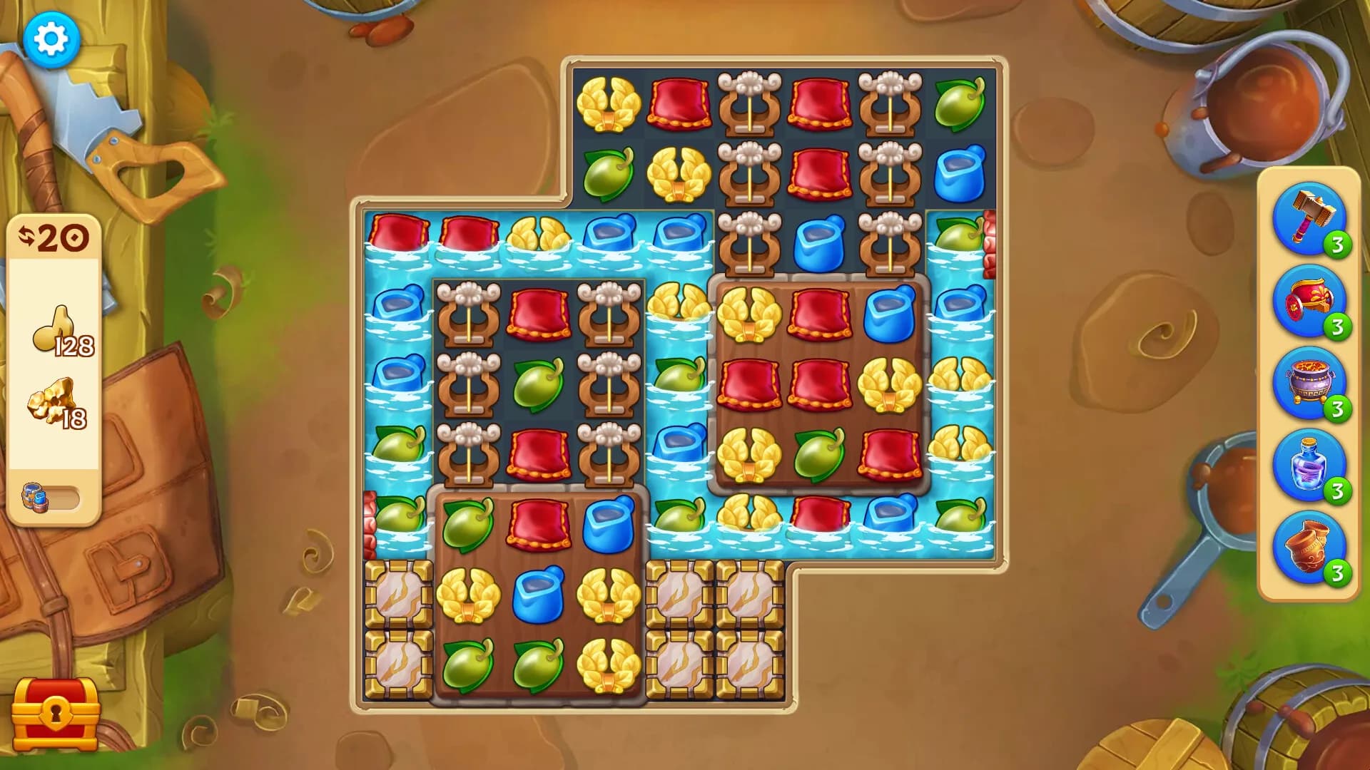 Jewels of Rome: Match-3 Game and City Builder görsel 9