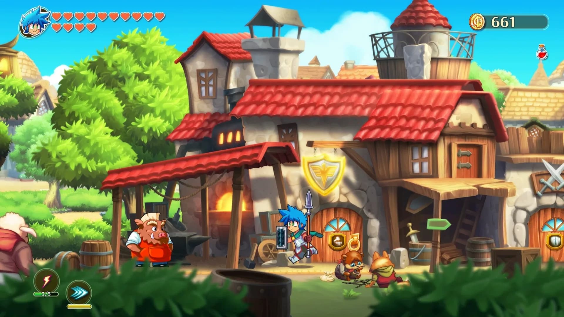 Monster Boy and the Cursed Kingdom görsel 2