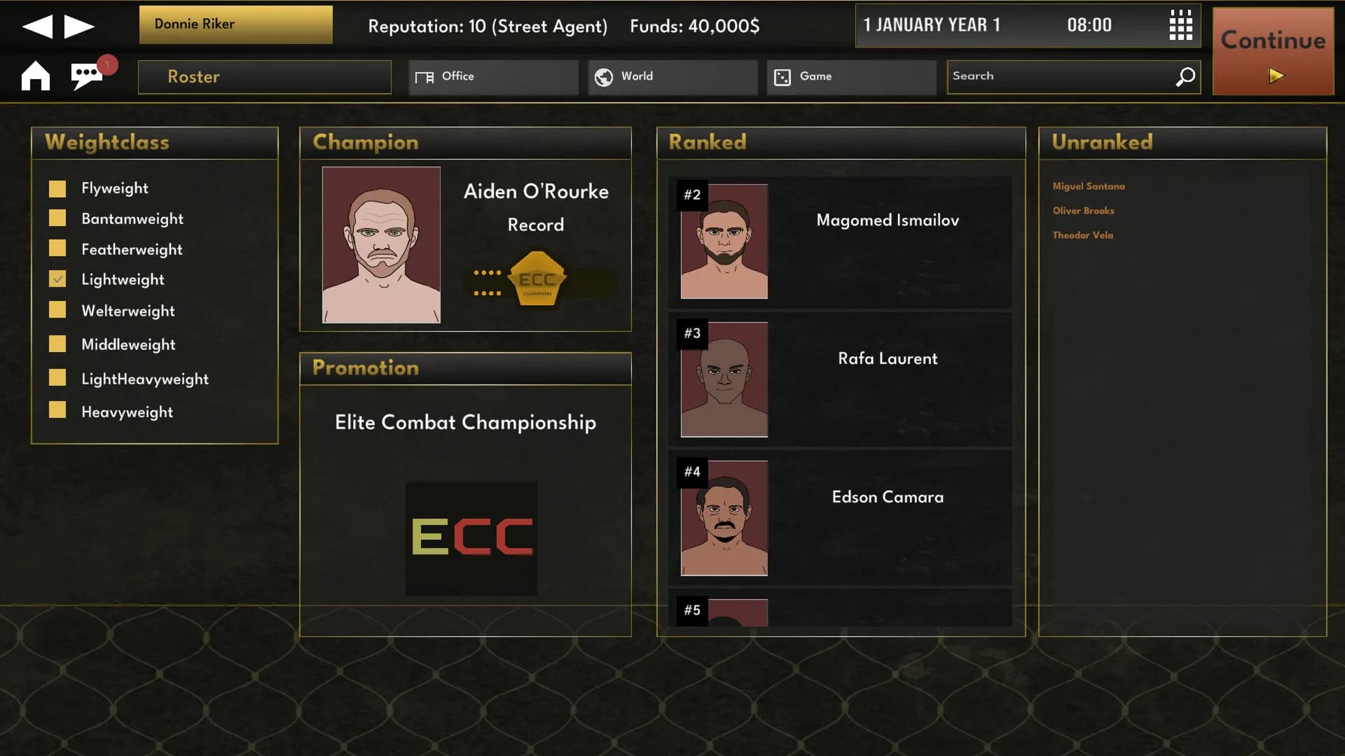 Elite MMA Manager görsel 2