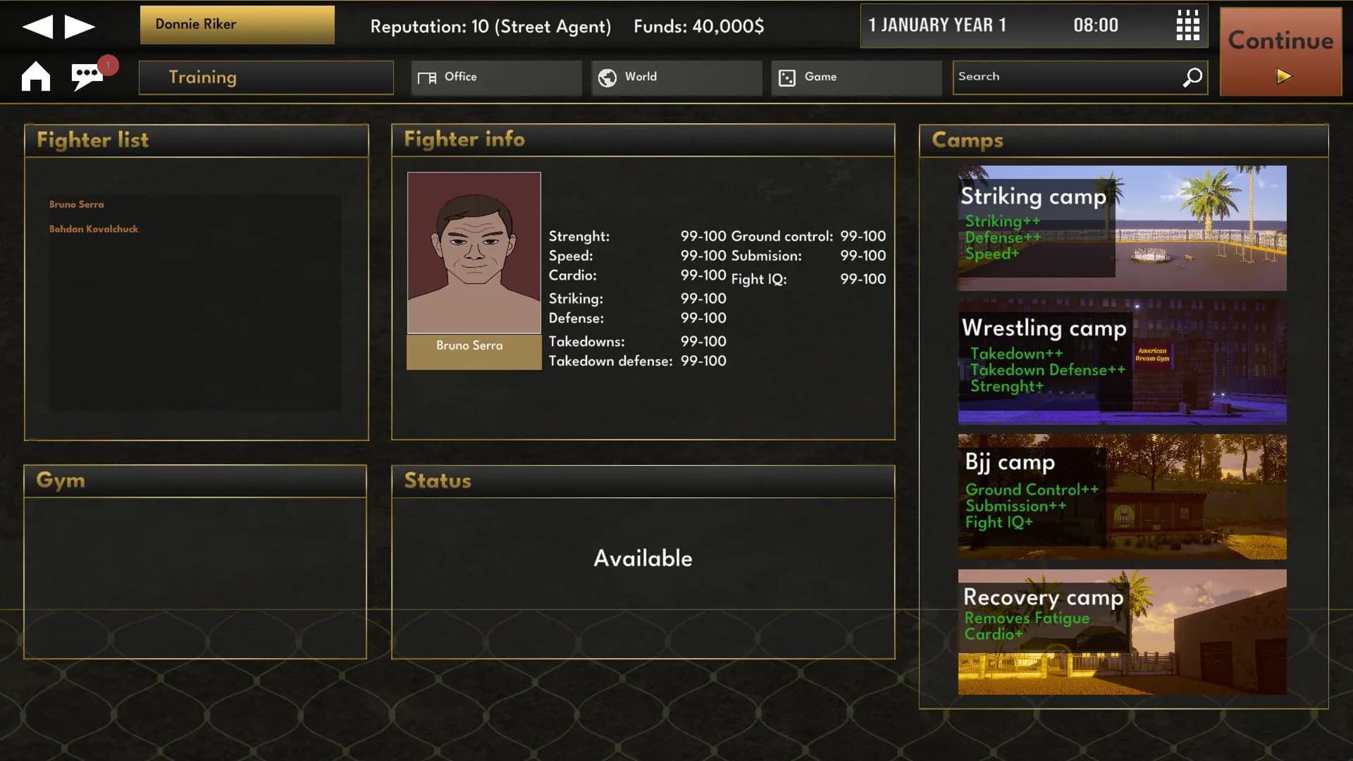 Elite MMA Manager görsel 6