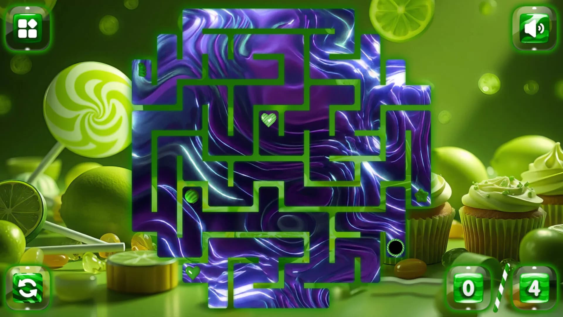 Sweetie Candy Maze: Lime görsel 4