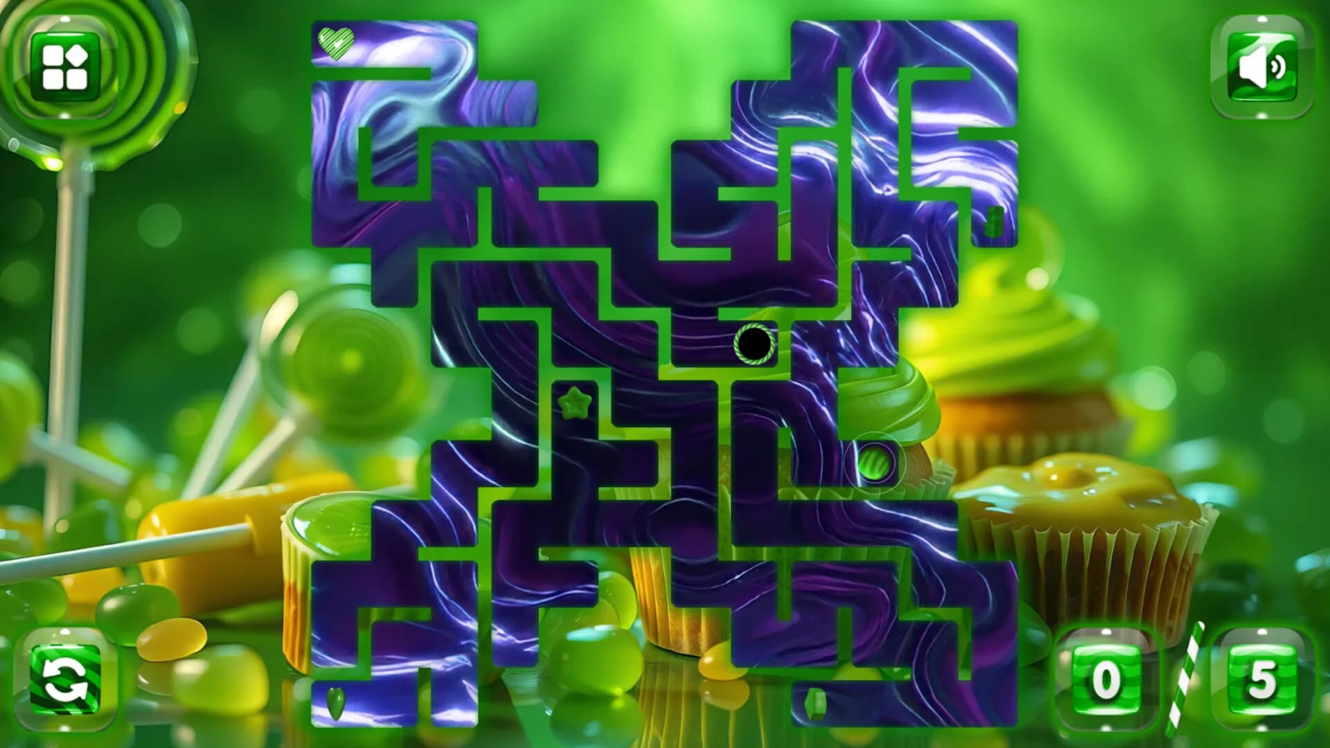 Sweetie Candy Maze: Lime görsel 5